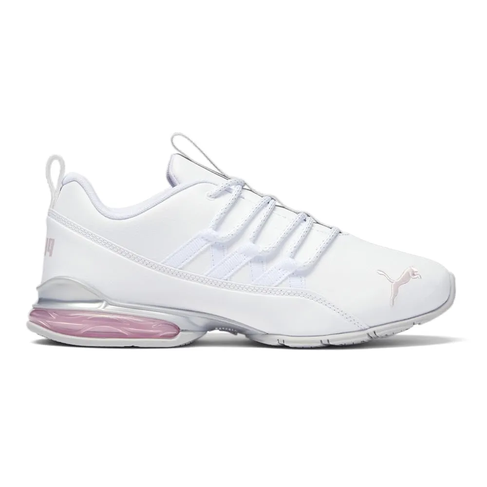 Women's Shoes PUMA RIAZE PROWL SL Athletic Sneakers 377755-01 WHITE / CHALK PINK