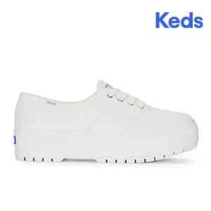 Women's The Platform Lug Canvas Off White (WF67635)