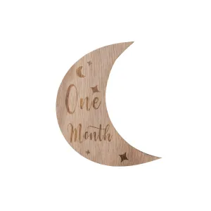 Wooden Month-By-Month Baby Milestones