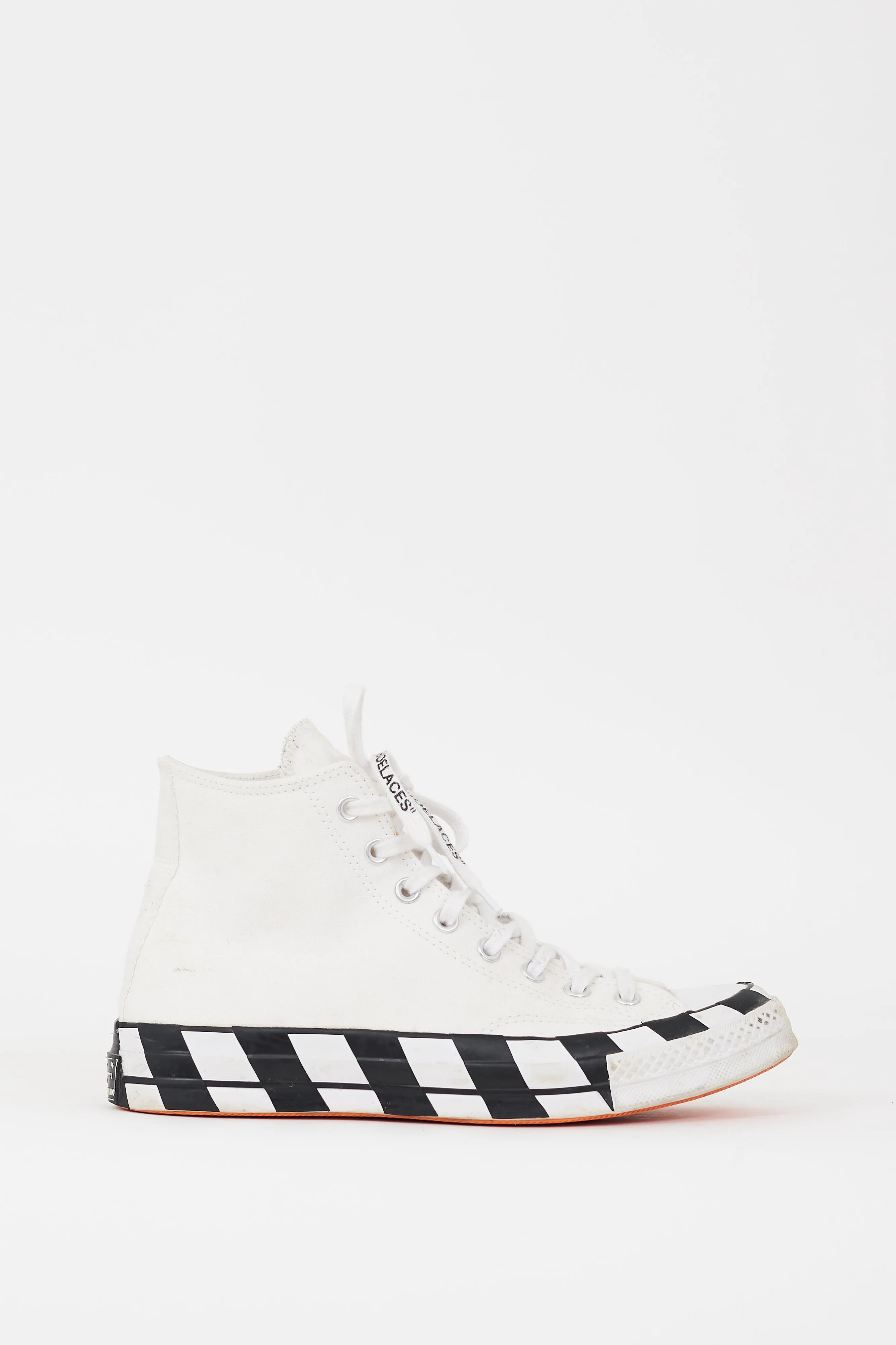 X Converse White & Black Chuck 70 Hi Sneaker