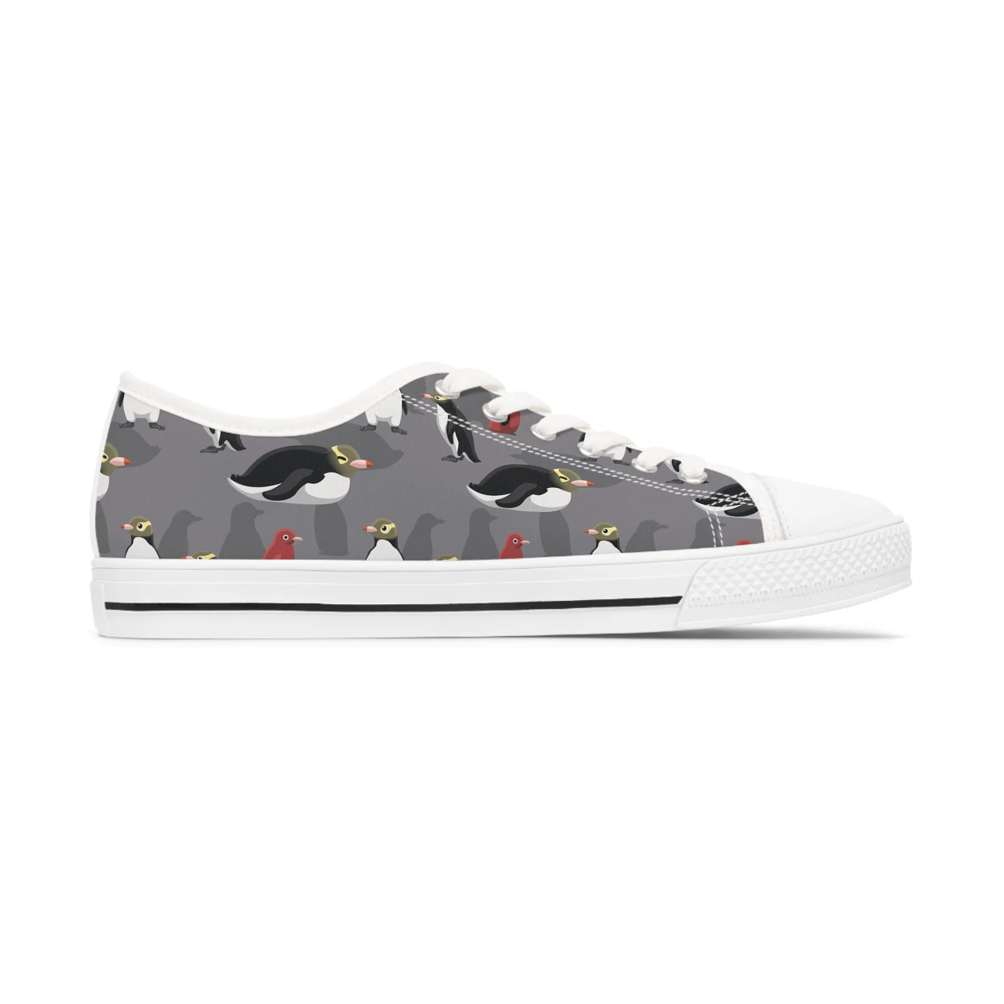 Yellow-eyed Penguin Women's Low Top Sneakers