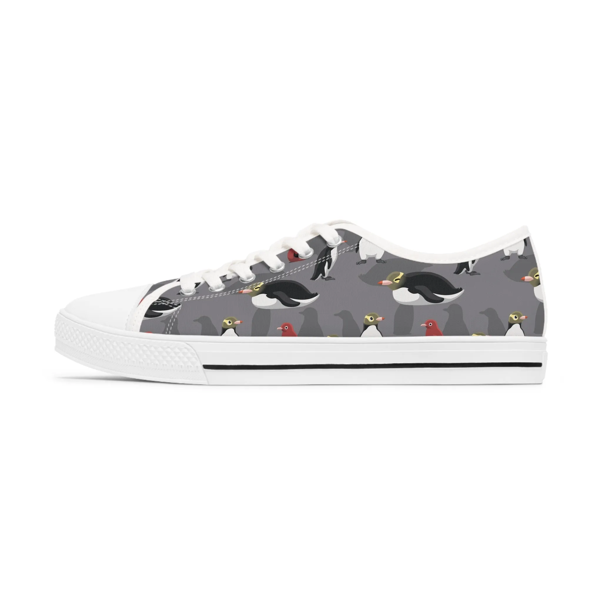 Yellow-eyed Penguin Women's Low Top Sneakers