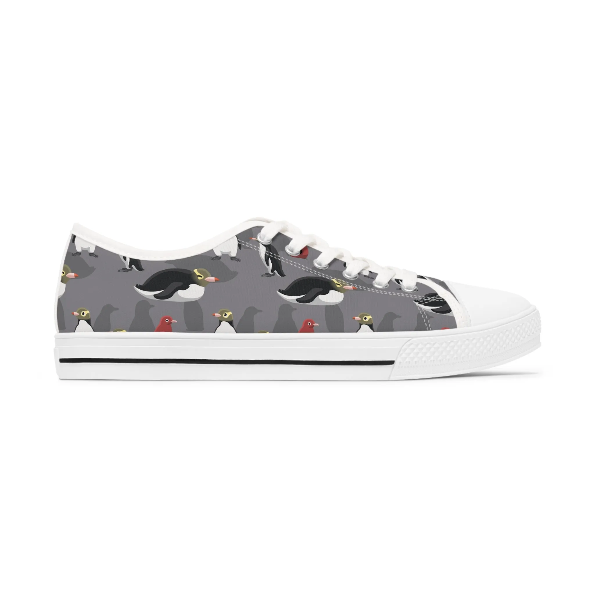 Yellow-eyed Penguin Women's Low Top Sneakers